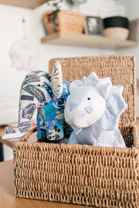 Baby clothes keepsake lion made from babygrows. All those special first outfits worn by your baby