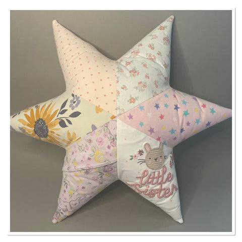 Star keepsake cushion